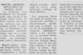 Antología de 20 años.