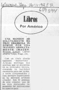 Libros  [artículo] Américo.