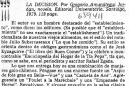 La decisión  [artículo] Candido.