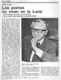 Los Poetas no viven en la luna
