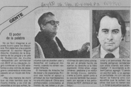 El Poder de la palabra.