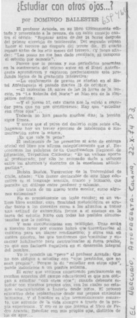 ¿Estudiar con otros ojos--?