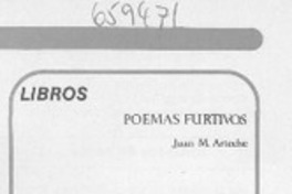 Poemas furtivos