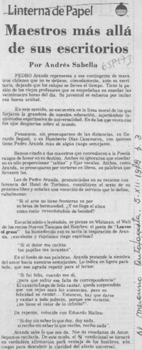 Maestros más allá de sus escritorios