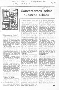 "El lenguaje del hombre".