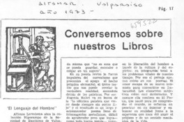 "El lenguaje del hombre".