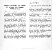 "Maitenrehue", un libro de Julio Sepulveda Rondanelli.  [artículo]