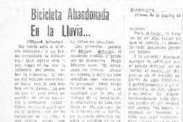 Bicicleta abandonada en la lluvia--