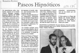 Paseos hipnóticos  [artículo] Graciela Romero.
