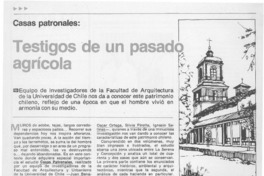 Testigos de un pasado agrícola