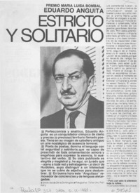 Estricto y solitario