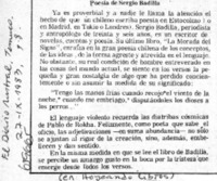Poesía de Sergio Badilla.  [artículo]