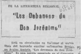 "Los devaneos de don Jerónimo"