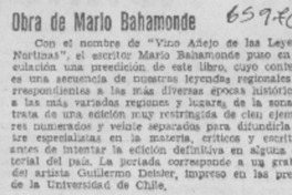 Obra de Mario Bahamonde.