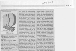 Genaro Arriagada  [artículo] Patricio Aylwin.