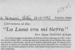 "La luna era mi tierra"