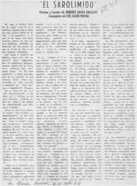 "El Sarolimido" [comentario]