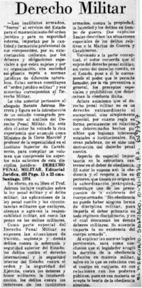 Derecho Militar.  [artículo]