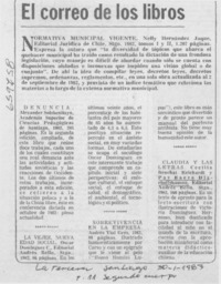 El correo de los libros.