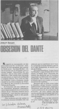 Obsesión del Dante.