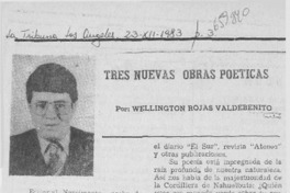 Tres nuevas obras poéticas