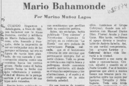 Mario Bahamonde