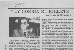 "...Y corria el billete"  [artículo] Ricardo Santelices.