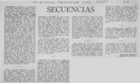 Secuencias  [artículo] Braulio Arenas.