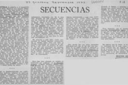 Secuencias  [artículo] Braulio Arenas.