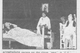 A pulso y casi por amor al arte "La Chalaila" estrenó "C.G.".