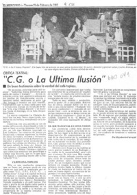 C. G. o la última ilusión