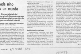 Cada niño es un mundo