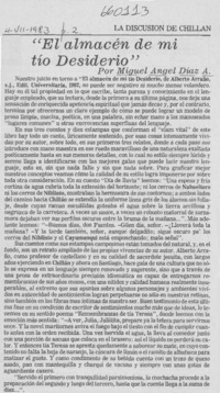 El almacén de mi tío Desiderio