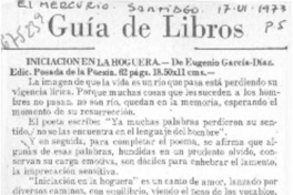 Iniciación en la hoguera.