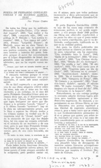Poesía de Fernando González-Urízar y de Eugenio García Díaz