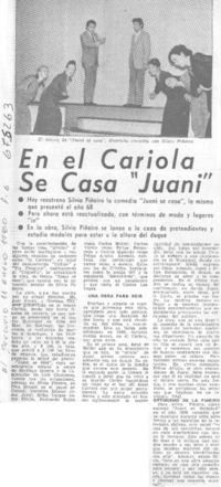 En el Cariola se casa "Juani".