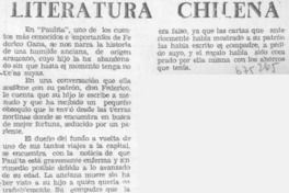 Literatura chilena.