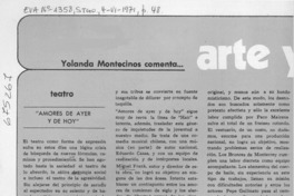 Amores de ayer y de hoy