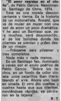 El amor regresa en el otoño