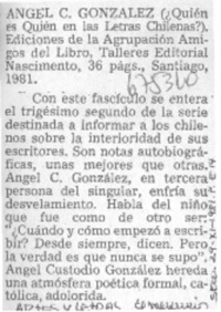 Angel C. González.