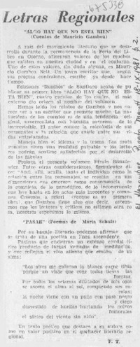 Algo hay que no esta bien