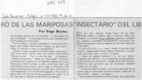 "Insectario" o el libro de las mariposas