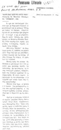 Algo hay que no esta bien"