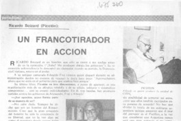 Un francotirador en acción : [entrevista]