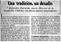 Una Tradición, un desafío