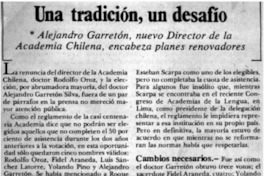 Una Tradición, un desafío