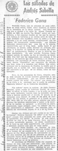 Federico Gana.