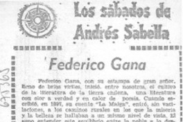 Federico Gana.