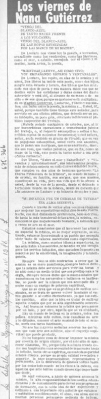 Los viernes de Nana Gutiérrez