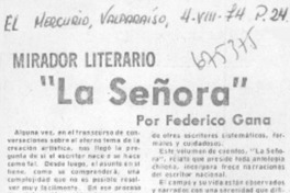 La señora"